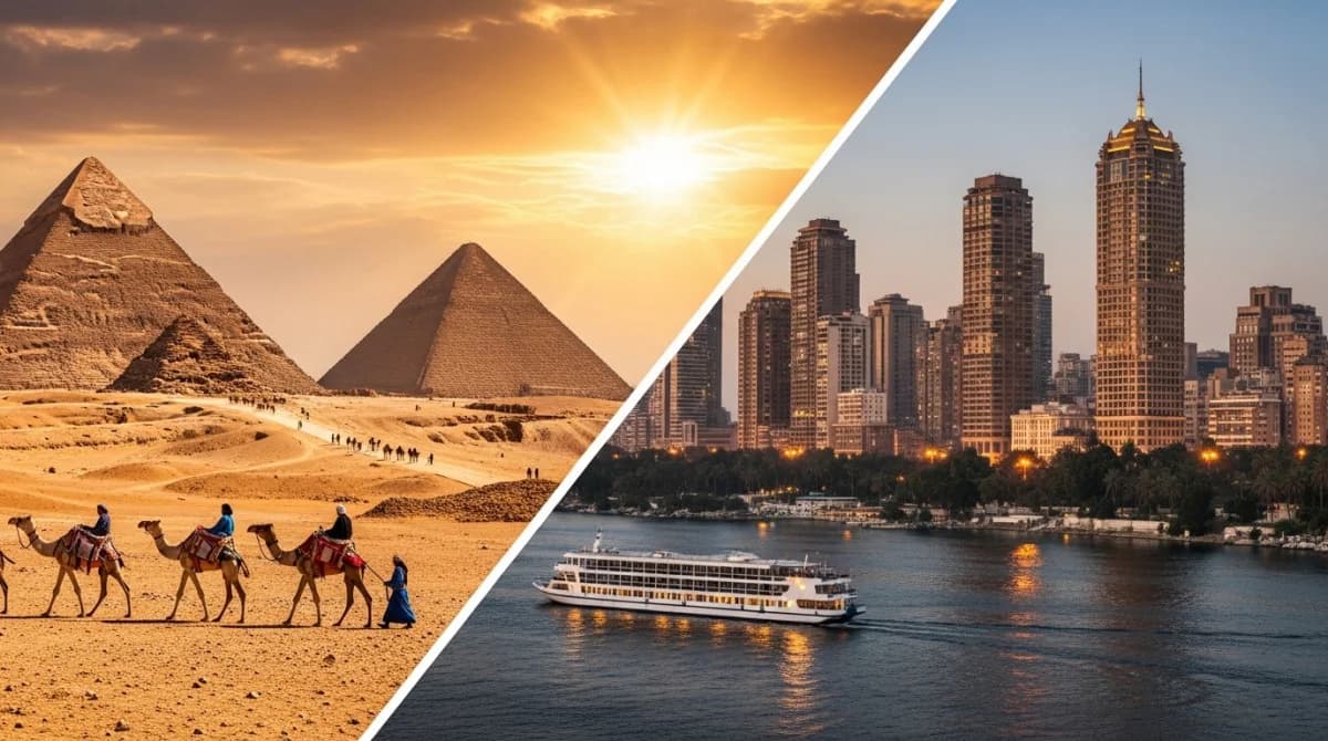 السياحة في مصر 2026 مع الأهرامات والرحلات النيلية التي تجذب السياح من أمريكا