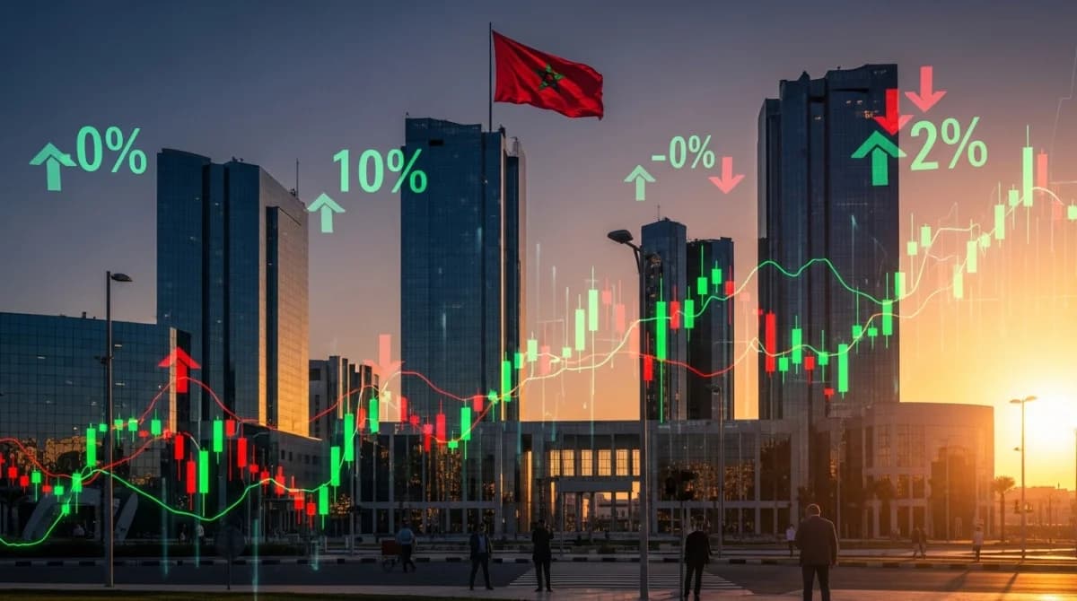 مبنى بنك المغرب المركزي في الرباط مع توقعات بتثبيت سعر الفائدة وسط التوترات الاقتصادية العالمية.