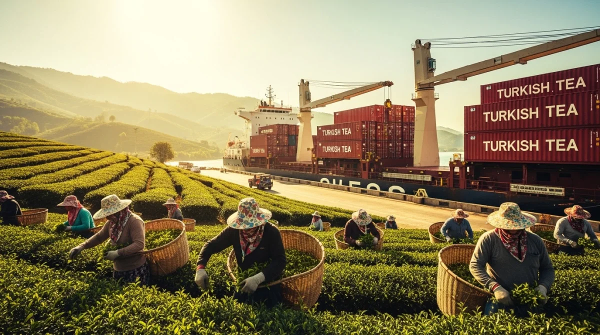 مزارع الشاي في تركيا وصادرات الشاي التركي التي تشهد نمواً كبيراً في الأسواق العالمية خلال 2026