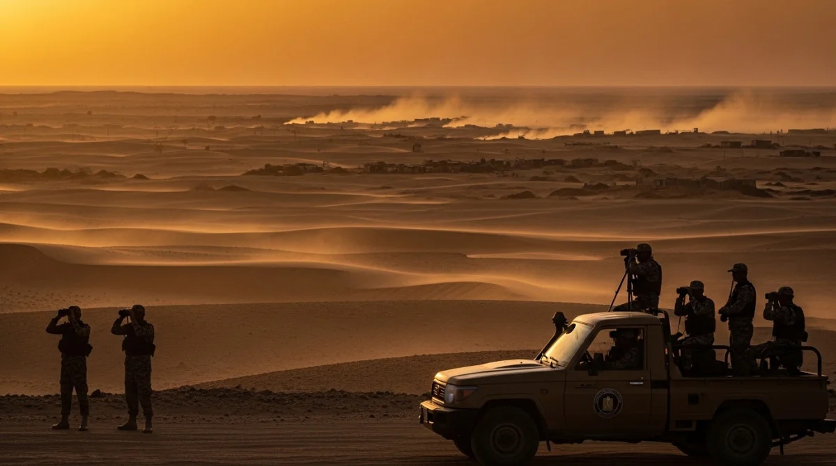 قوات أمنية مصرية على الحدود الجنوبية مع السودان في ظل تصاعد أنشطة التعدين غير القانوني عن الذهب