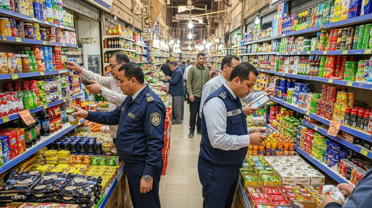 حملات تفتيش تموينية داخل الأسواق المصرية خلال عيد الفطر