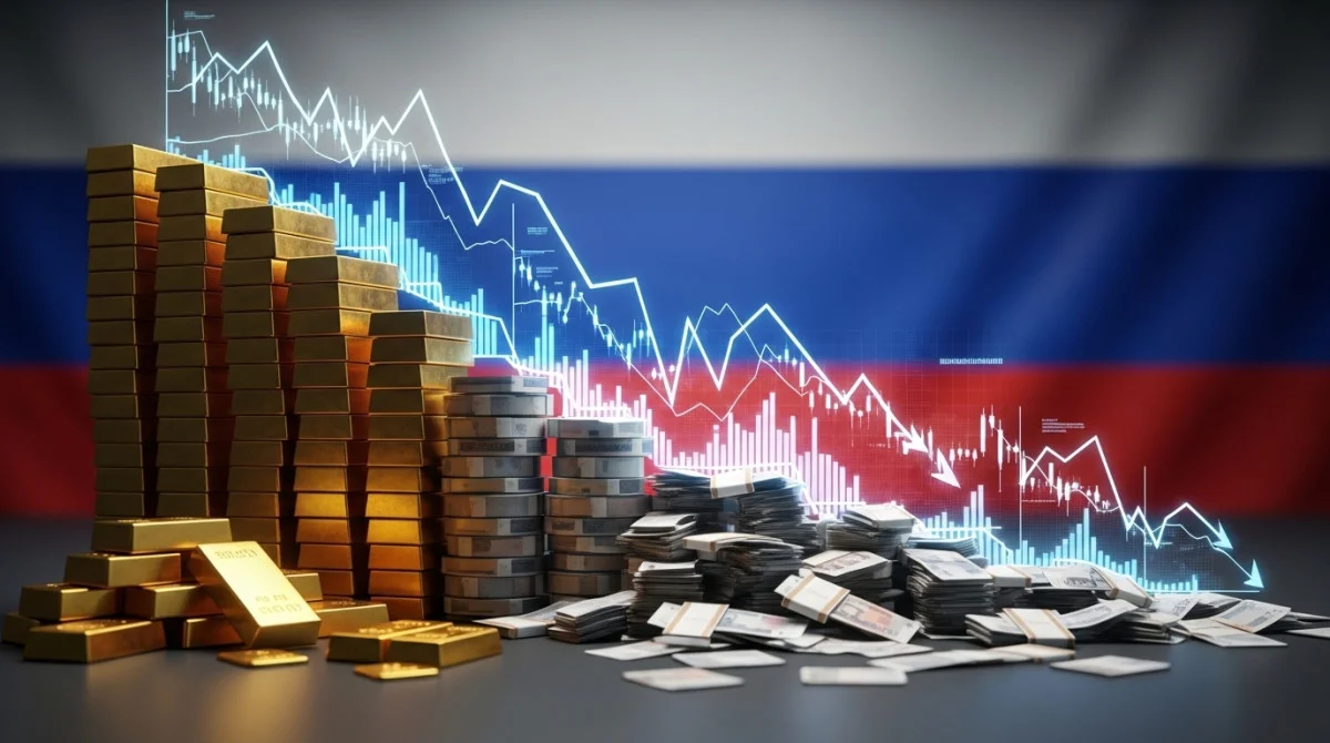 تراجع الاحتياطيات الدولية لروسيا وسط تقلبات اقتصادية