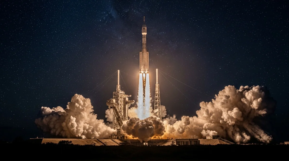 اطلاق صاروخ يحمل اقمار صناعية للانترنت من الصين ضمن مهمة فضائية لتعزيز الاتصال العالمي