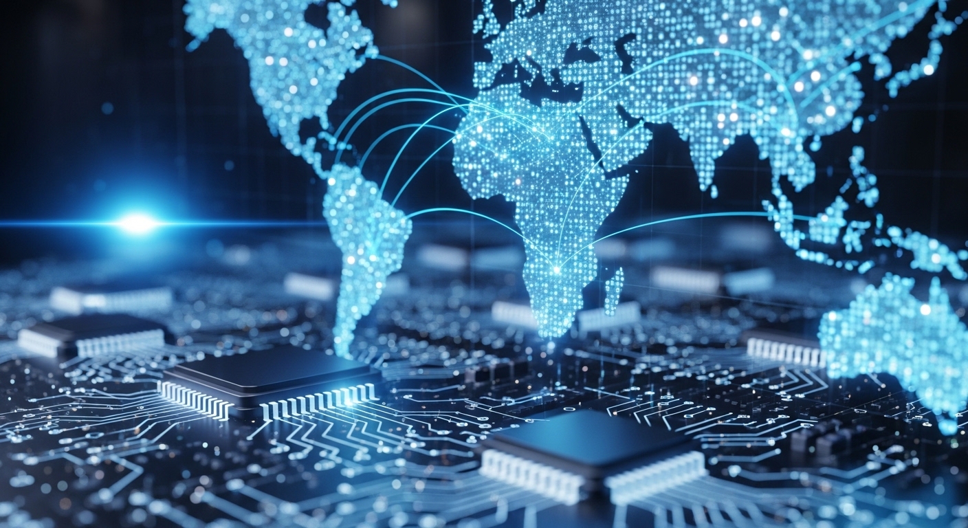 أشباه موصلات وتقنيات رقمية تعكس ارتفاع صادرات قطاع تكنولوجيا المعلومات والاتصالات عالميًا.