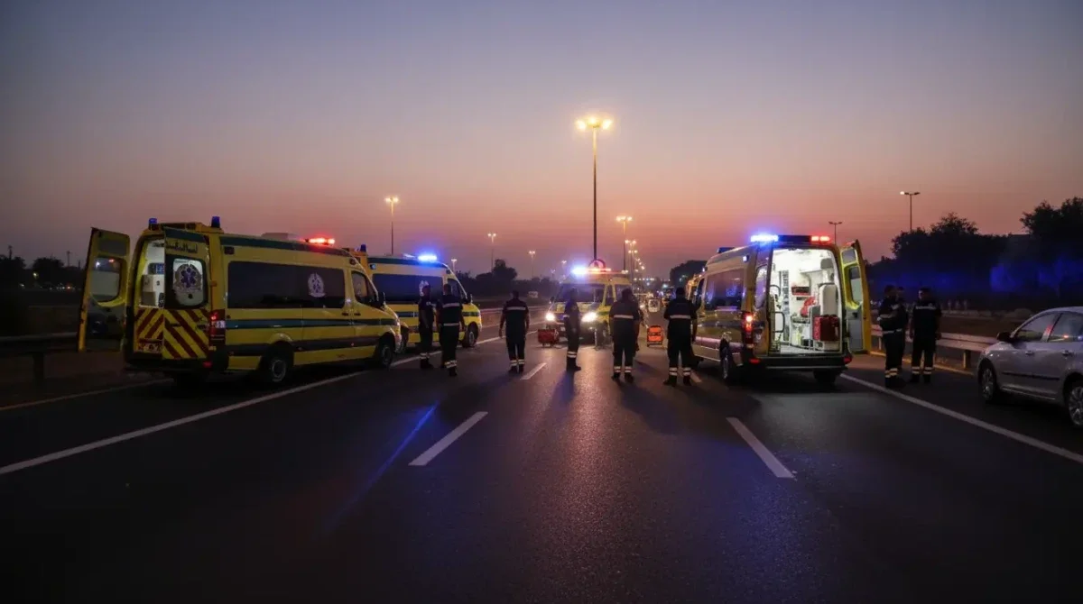 حادث ميكروباص بالإسكندرية