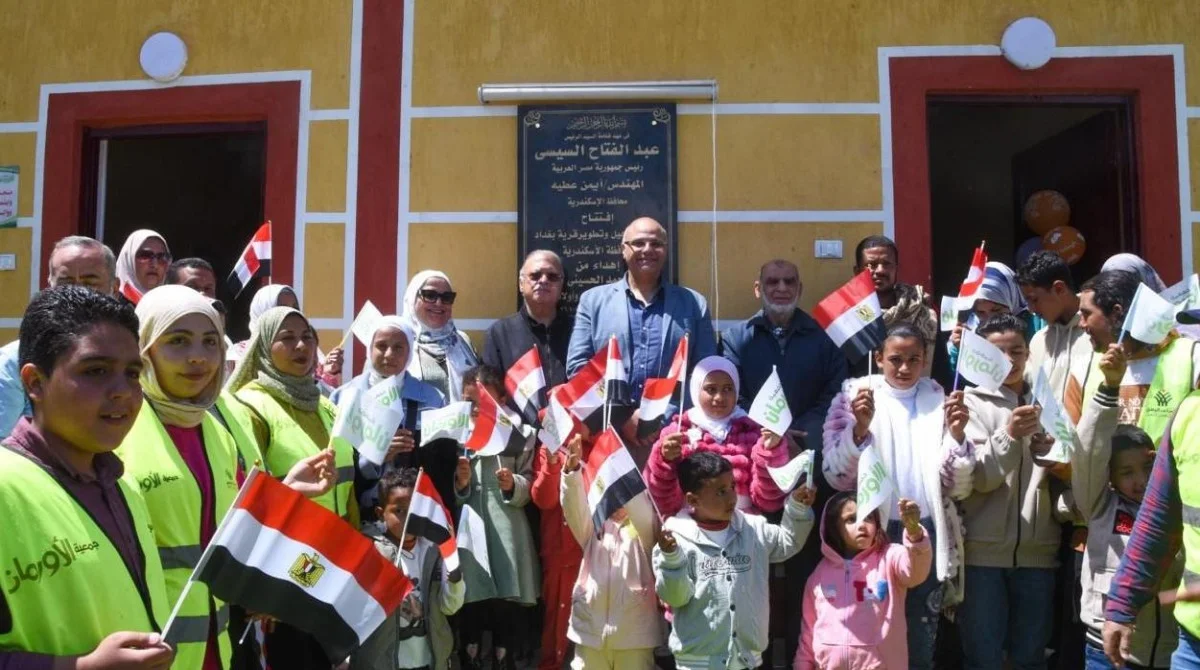 منازل مطورة في قرية مصرية ضمن مشروع سكني للأسر الأولى بالرعاية بالإسكندرية