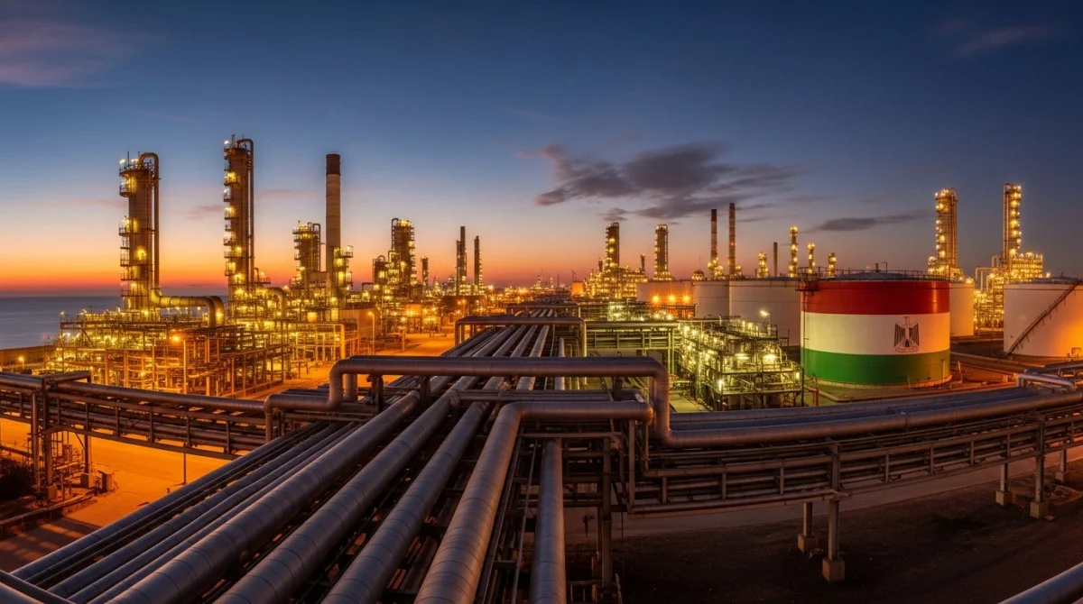 منشآت تكرير النفط تعكس التعاون في إمدادات الطاقة بين مصر وليبيا