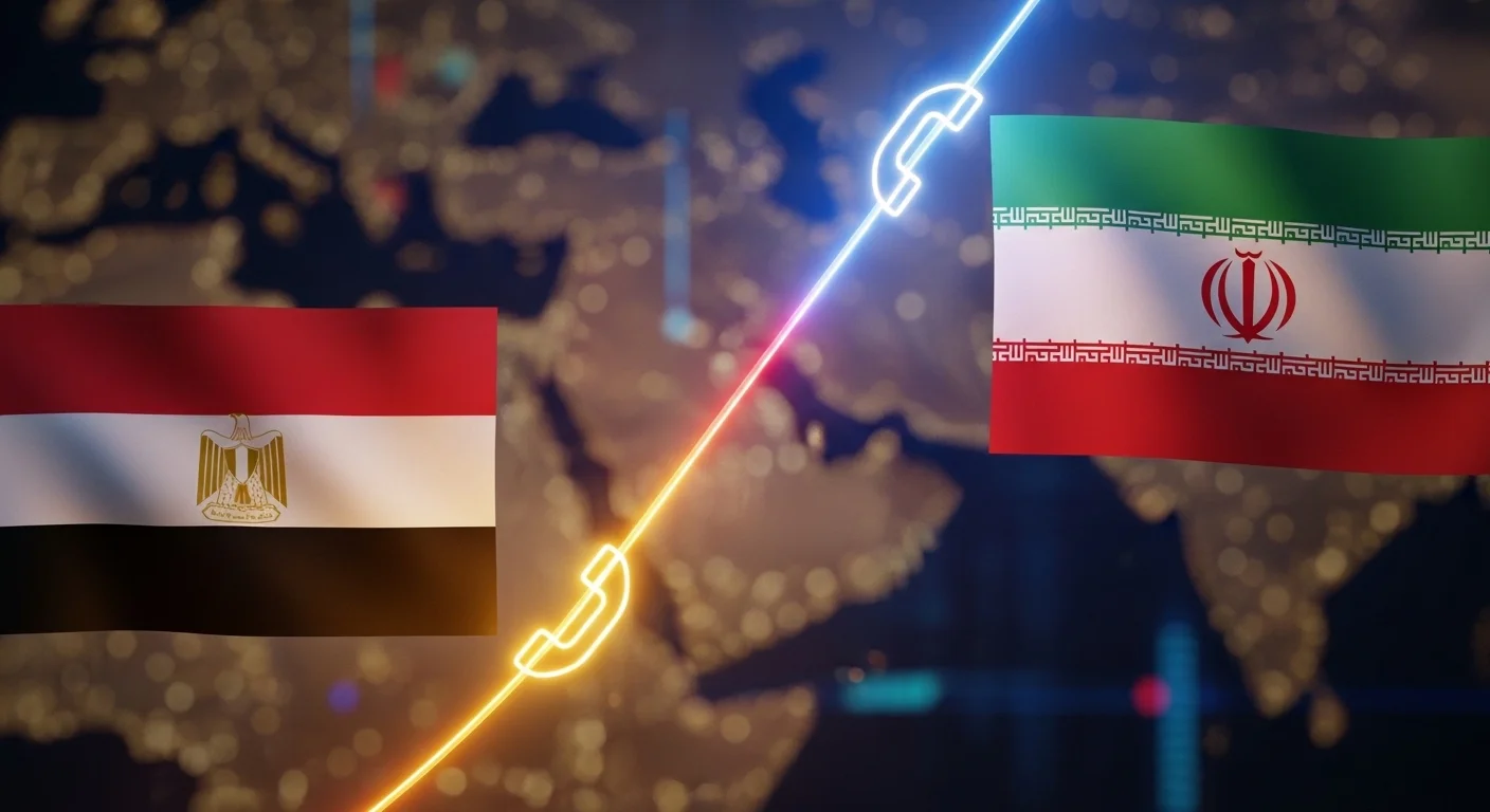 الرئيس المصري عبد الفتاح السيسي خلال اتصال هاتفي مع الرئيس الإيراني مسعود بزشكيان لمناقشة التوترات في الشرق الأوسط