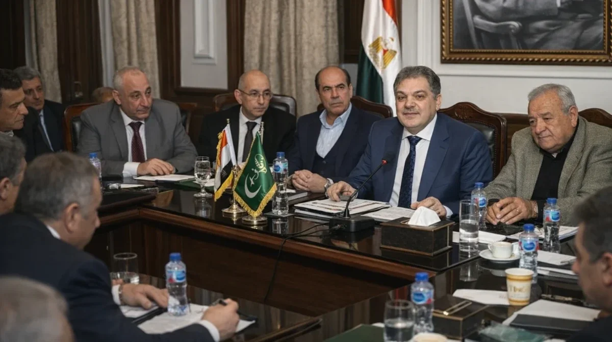 اجتماع قيادات حزب الوفد لمناقشة خطة تطوير الحزب في مصر