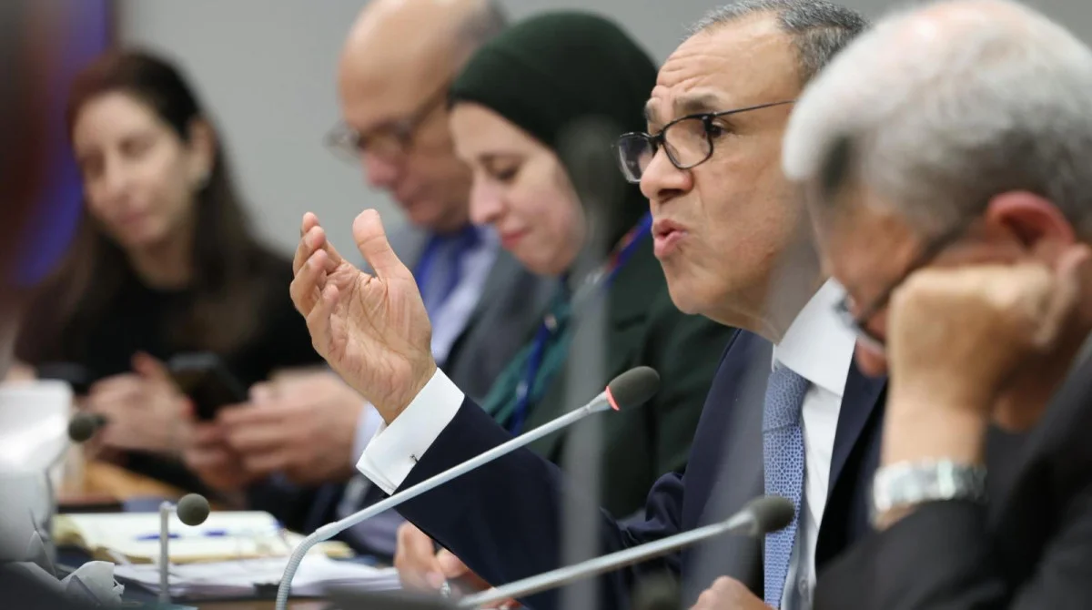 وزير الخارجية المصري خلال اجتماع مع البنك الدولي لبحث دعم الاقتصاد والإصلاحات