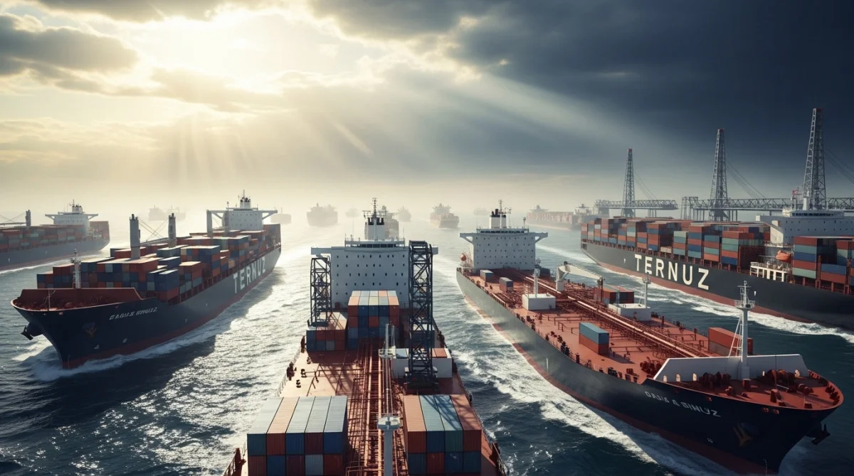 سفن شحن في مضيق هرمز تعكس تأثير التوترات على أسعار الألمنيوم والأسمدة عالميا