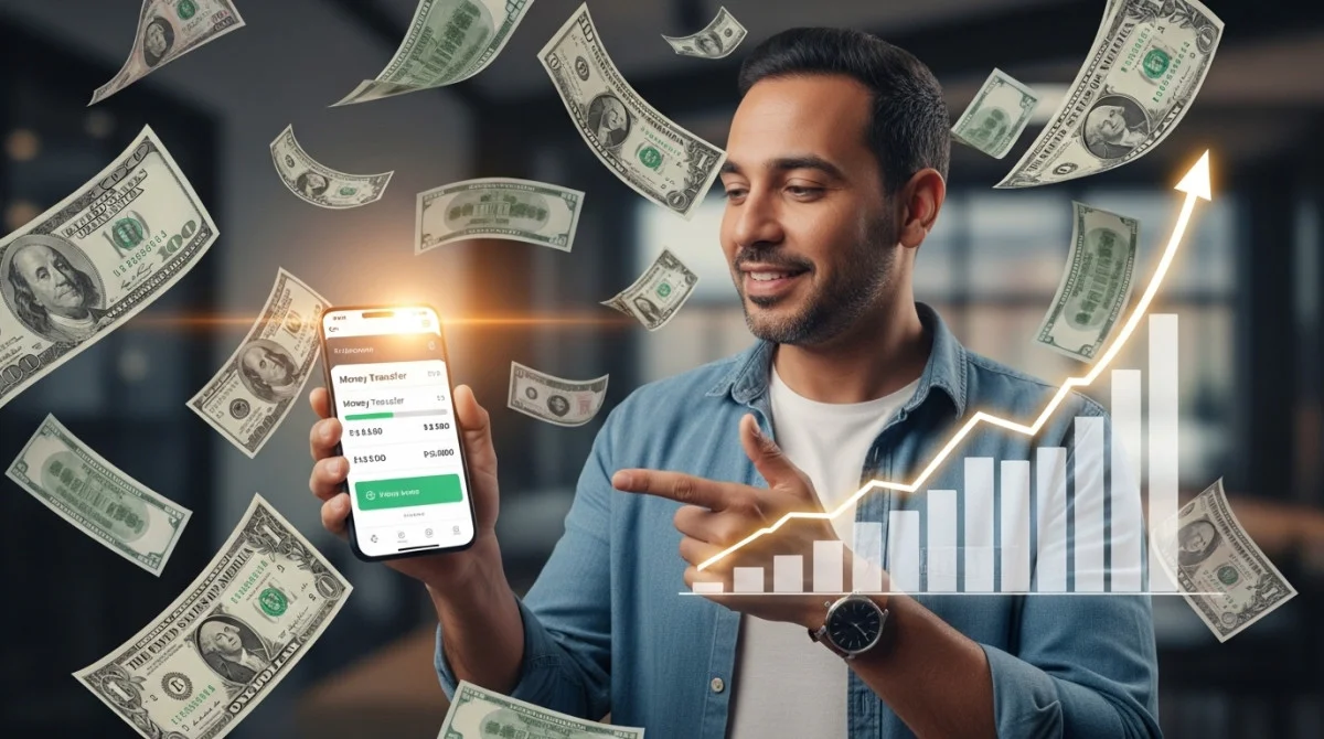 تحويل الأموال من الخارج إلى مصر عبر الهاتف المحمول