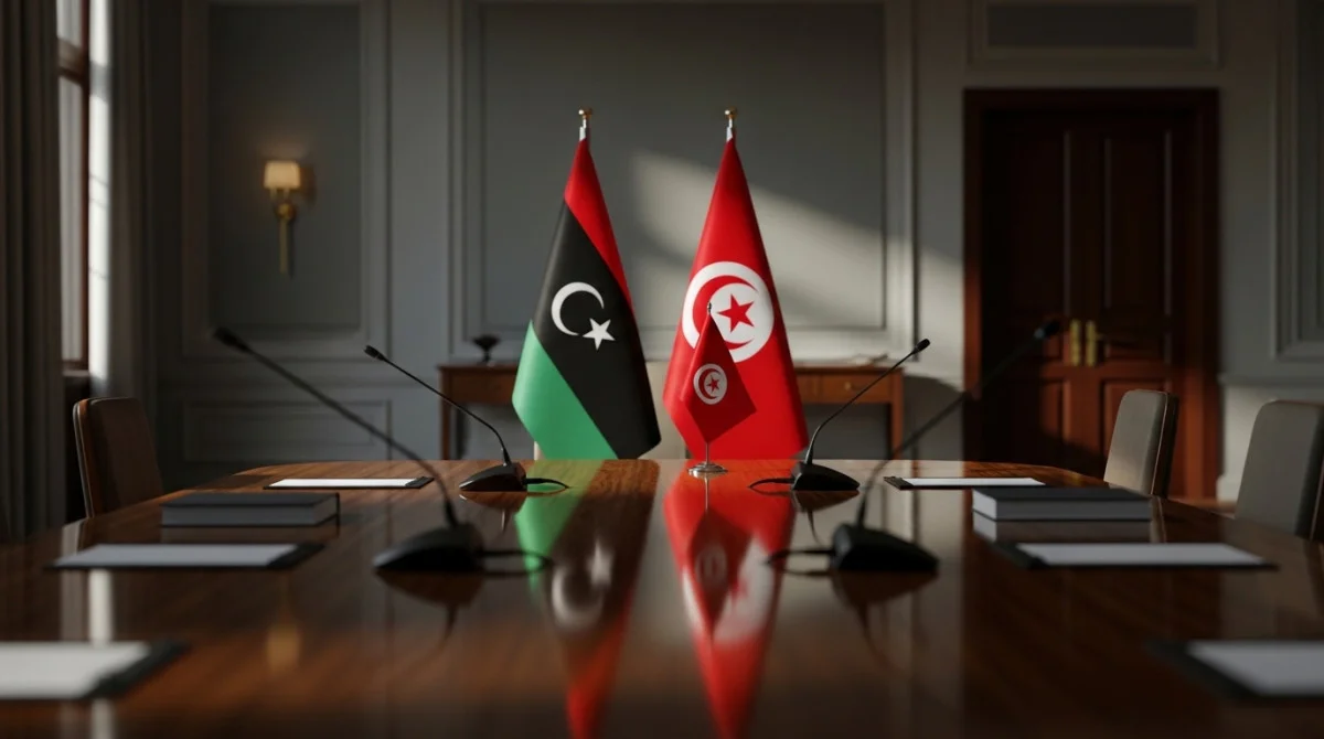 لقاء بين مسؤولين من ليبيا وتونس في طرابلس لبحث تعزيز التعاون الاقتصادي والشراكة بين البلدين